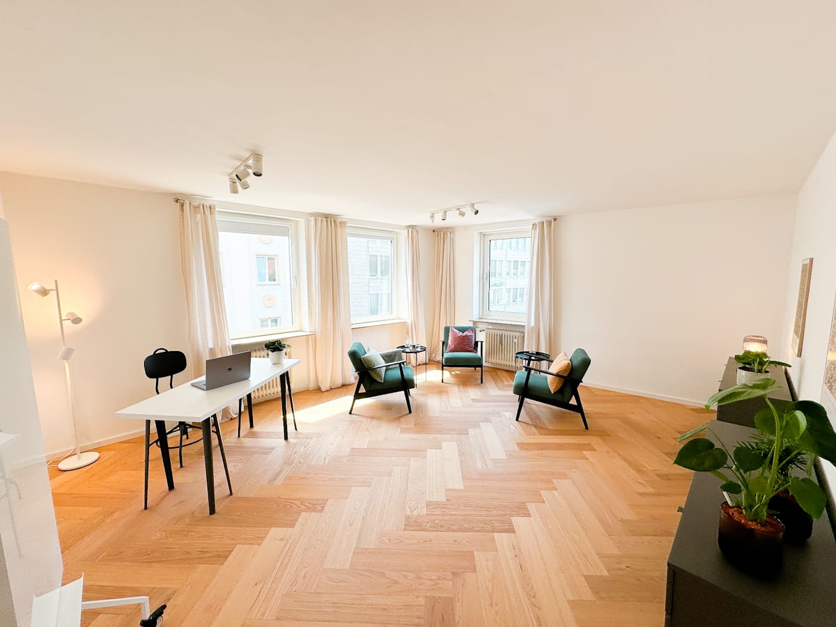 Praxisraum München | Maxvorstadt | Raum 4 - Blick in den Raum