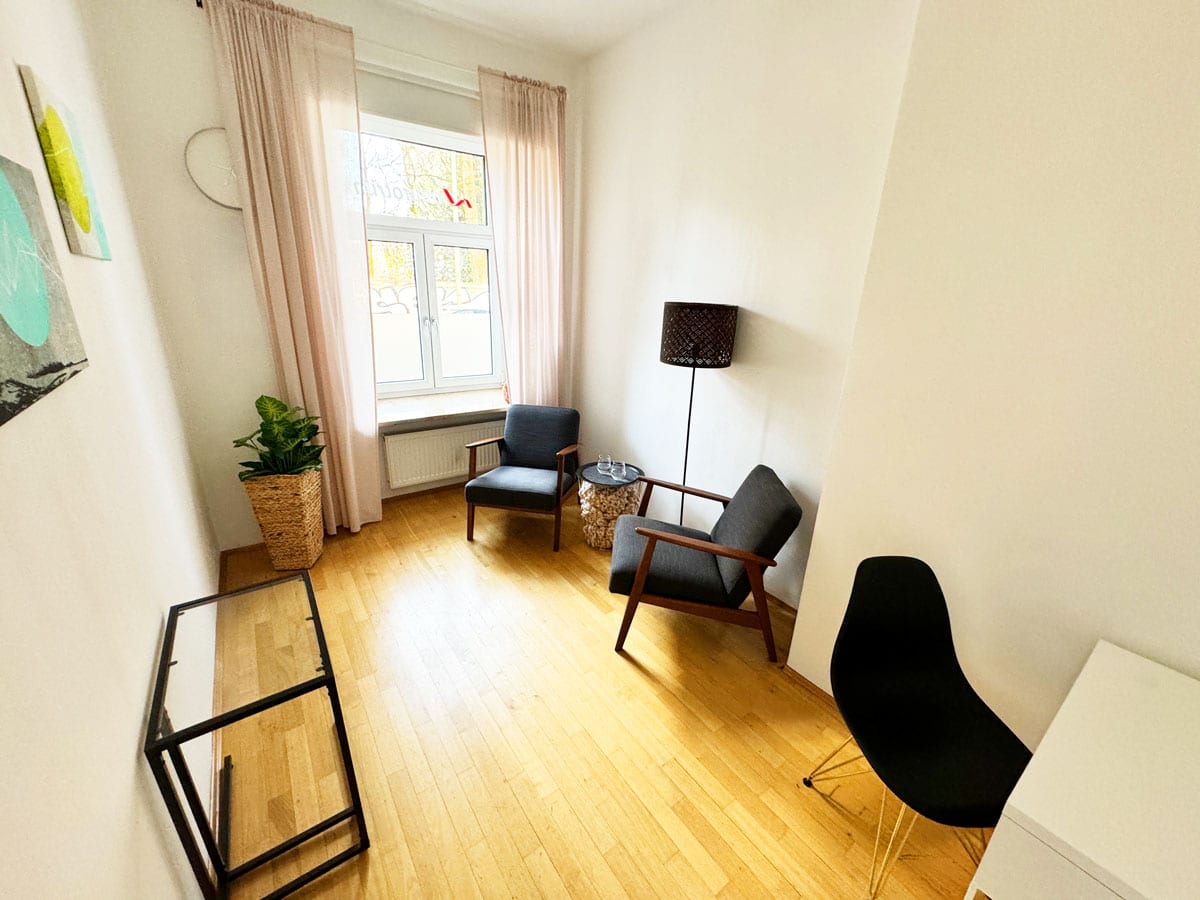 Praxisraum München | Isarvorstadt | Raum 1 - Blick in den Raum